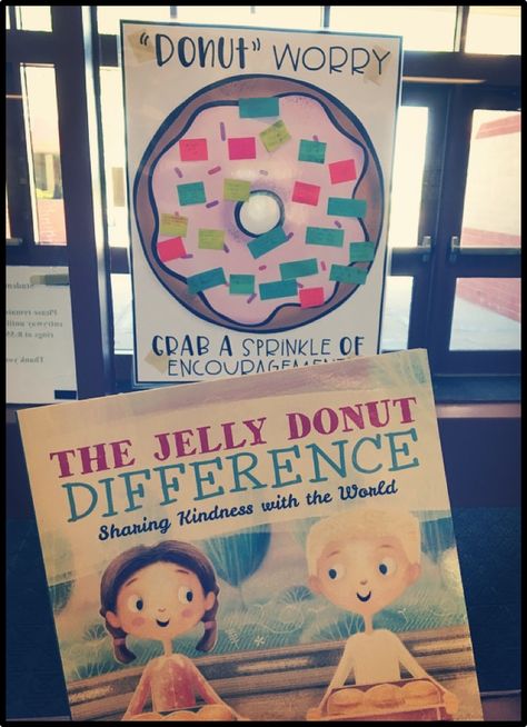 Sel Activities For Upper Elementary, Kindergarten Guidance Lessons School Counselor, The Jelly Donut Difference Activities, Sprinkle Kindness Activity, Elementary Kindness Activities, One School One Book Elementary Ideas, Kindness Lessons Elementary, Kindness Club Ideas, Kindness Club For Elementary