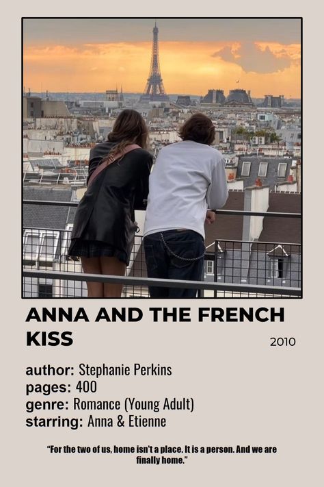 Anna And The French Kiss Fan Art, 2023 Books, Anna And The French Kiss, Kiss Books, Stephanie Perkins, Phone Widget, Books Posters, Kiss Art, Big Kiss