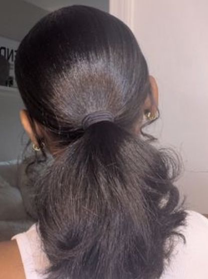 Silk Press Hairstyles, Silk Press Hair, Pressed Natural Hair, Silk Press Natural Hair, Flat Iron Hair, Natural Straight Hair, Quick Natural Hair Styles, Iron Hair, Hairdos For Curly Hair