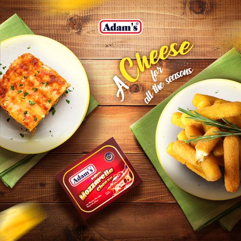 Craving something cheesy and delicious? Reach for Adam’s Mozzarella Cheese! #AdamsMilkFoods #Adams #MozzarellaCheese #Cheese Cheese Ads Creative, Cheese Social Media Design, Cheese Creative Ads, Cheese Advertisement, Cheese Poster, Pub Cheese, Corn Rolls, Fast Food Advertising, Cheese Design