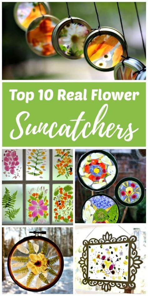 Flower Suncatcher, Fine Motor Activity, Fine Motor Activities For Kids, Suncatcher Craft, Wood Wall Art Diy, Mason Jar Crafts Diy, Activity For Kids, Mason Jar Diy, Mason Jar Crafts