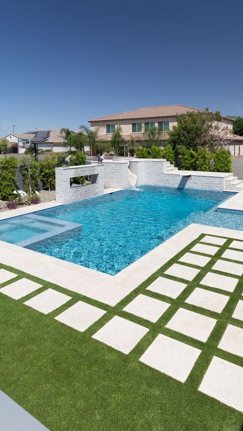 StoneScapes Puerto Rico Blend Aqua White | NPT Pool Finishes Pool Instagram Pictures, Pool Shade Ideas, Small Swimming Pool, Backyard Pool Parties, Pool Party Games, Shade Ideas, Pool Shade, Dream Backyard Pool, Outdoor Renovation