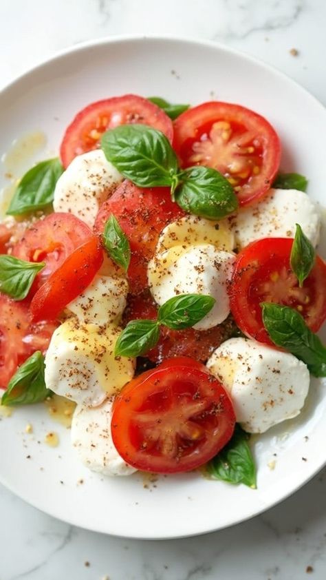 Classic Caprese Salad Italian Salad Authentic, Authentic Italian Salad, Italian Side Salad, Capri Salad, Italian Thanksgiving Recipes, Italian Salads, Italian Thanksgiving, Bistro Salad, Italian Bowl