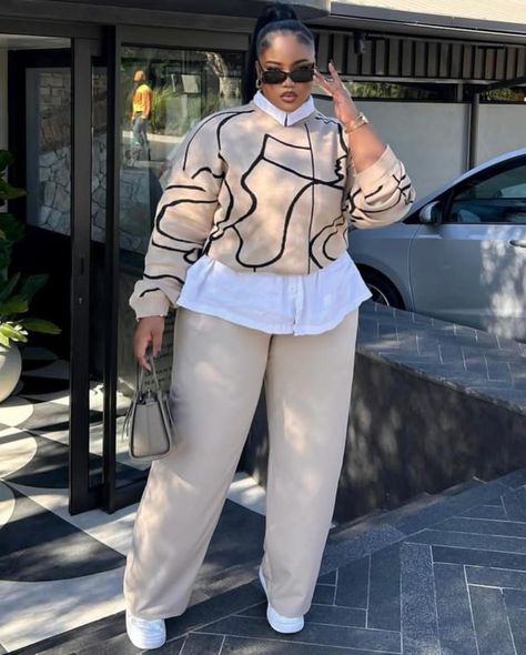 Trina Rapper Outfits, Business Casual Outfits Fall Curvy, Slacks For Women Classy, Plus Size Corporate Baddie, No Curves Body Shape Outfits, Classy Curvy Women Outfits, Grown And Classy Outfit Women, Corporate Baddie Aesthetic Outfit, Woman Outfits Summer