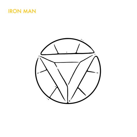 Simple Halo Tattoo, Iron Man Heart Tattoo, Simple Iron Man Tattoo, Mcu Tattoo Ideas, Small Iron Man Tattoo, Simple Marvel Tattoo Ideas, Subtle Marvel Tattoo, Arc Reactor Tattoo, Infinity Stones Tattoo