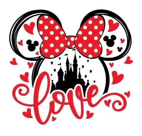 Castle Svg, Couple Svg, Minnie Y Mickey Mouse, Moon Svg, Mouse Pictures, Idee Cricut, Disney Valentines, The Word Love, Mickey Mouse Art