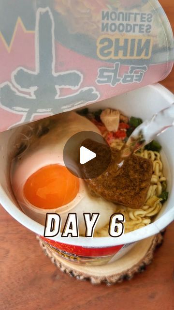 Kirby Ip on Instagram: "😎 DAY 6 of 15 - EASY HACKS AND RECIPES

Save this Curry Cup Noodle Hack because it’s the easiest way to get your Japanese curry fix when you’re having a craving 🙆‍♀️

🌟 Follow @eatingwithkirby for Day 7 of my Easy Hacks and Recipes 🌟

For this simple hack, you’ll need:
- 1 Cup Shin Ramyun or any other cup noodle (that does not have seasoning already in the noodles)
- 1 egg
- 3/4 Japanese curry cube 

Remove the seasoning packet from the cup noodle and save it for later!

Add 3/4 of a Japanese curry cube (you can get this at specialty Asian supermarkets) and an egg. Pour boiling water on top and make sure to pour it on top of the egg to semi-cook the top of it.

After a few minutes, give it a good mix (poke the yolk and everything!) and add more of the curry cube Cup Of Noodles Hacks, Cup Noodles Recipes, Japanese Curry Recipe, Shin Ramyun, Nissin Cup Noodles, Egg Hacks, Japanese Curry, Easy Hacks, Cup Noodles