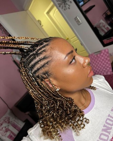 Braided Hairstyles For Sports, Latest Braids Hairstyles, Cute Hairstyles Braids, Kids Braids Hairstyles, Latest Hairstyles For Ladies, Medium Natural Hair Styles, Hairstyles For Ladies, Short Box Braids Hairstyles, Protective Hairstyles For Natural Hair