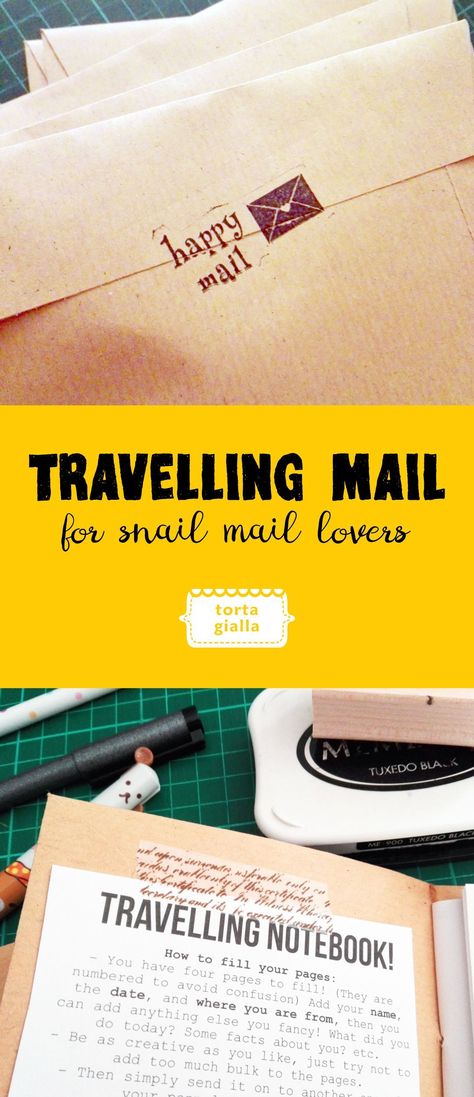 Travelling Mail for Snail Mail Lovers | tortagialla Slam Book, Paper Craft Diy Projects, Crafty Gifts, Travel Inspired, Snail Mail, Happy Mail, Smash Book, Travelers Notebook, Paper Crafts Diy