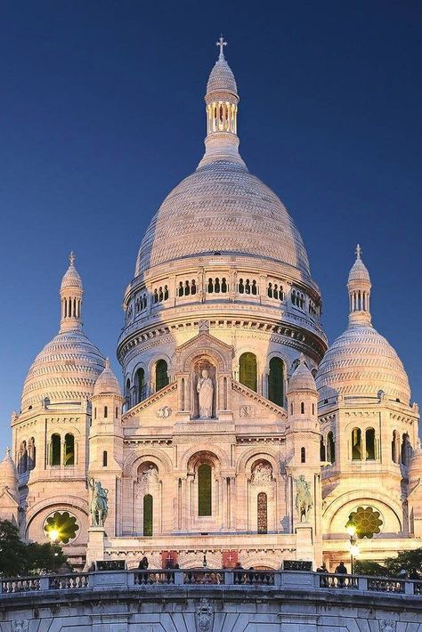 Paris, France and the magnificent Basilica of Sacre-Coeur. #Paris Moto Taxi, Romantic Paris, Cathedral Architecture, Ireland Vacation, Paris Photography, Paris Photo, Beautiful Castles, Paris Photos, Royal Caribbean