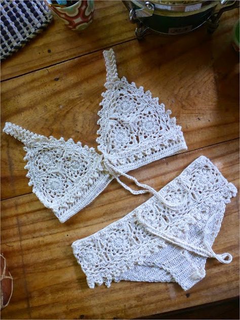 Crochet bra top pattern