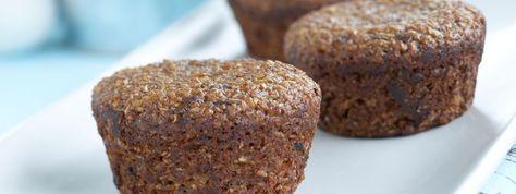 Date Bran Muffins- With sweet, plump dates and natural bran, these delicious muffins will bring a little extra sunshine to your mornings. Apple Bran Muffins, Sweet Cornbread Muffins, Raisin Bran Muffins, Oat Bran Muffins, Date Muffins, Bran Muffin Recipes, Bran Castle, Cranberry Muffins, Cornbread Muffins