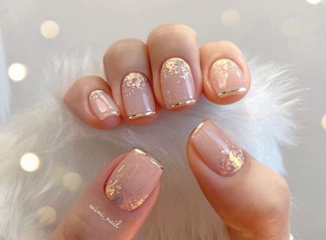 21 Classy Neutral Short Nails for Spring 2022 I Take You | Wedding Readings | Wedding Ideas | Wedding Dresses | Wedding Theme Luxury Nails Classy Short, Classy Gold Nails Short, Honeymoon Nails Short, Cruise Nails Neutral, Wedding Nails For Short Nails, Formal Nails Classy Short, Autumn Nails 2022 Short, Short Nails Design Ideas 2022, Short Nail Wedding Designs