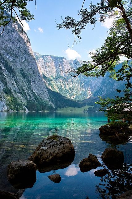 Obersee Lake, Bavária, Alemanha Berchtesgaden National Park, Scenery Beach, Europa Park, Adventure Vacation, Nature Scenery, Hotel Resort, Alam Yang Indah, Travel Adventure, Germany Travel