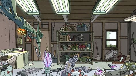 Rick And Morty Garage, Winnie The Pooh Cartoon, Zoom Video, Virtual Background, City Background, Visual Library, Cartoon Fan, Simple Cartoon, Good Cartoons