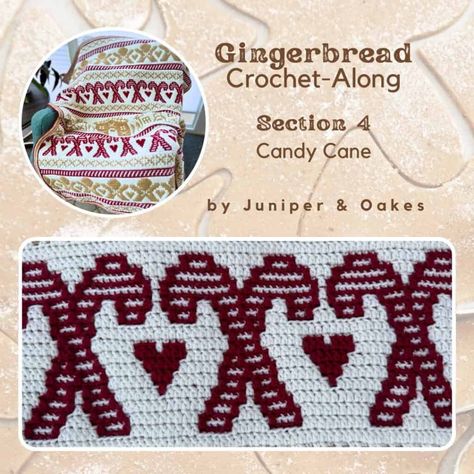 FREE CAL –  Mosaic Crochet Gingerbread Blanket CAL | Crochet Along Xmas Blanket, Mosaic Crochet Blanket, Christmas Pixel, Mosaic Blanket, Cal Crochet, Crochet Gingerbread, Christmas Crochet Blanket, Heirloom Blanket, Foundation Single Crochet