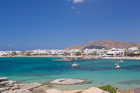 Agia Anna is one of the most popular beaches of Naxos. It is located right after Agios Prokopios beach and offers organized facilities such as umbrellas and sunbeds, as well as natural shade by juniper trees. The amazing blue color of the sea and the golden, sandy beach will definitely enchant you! Have you ever visited Naxos? Which is your favorite beach? www.naxos.gr #naxosandsmallcyclades #SmallCyclades #Naxos #naxosisland #Greece #Aegean #visitgreece #Νάξος #Ελλάδα #beache #agiaanna Naxos Greece Beach, Naxos Island, Juniper Tree, Cyclades Islands, Hidden Beach, Visiting Greece, Natural Shades, Turquoise Water, The Golden