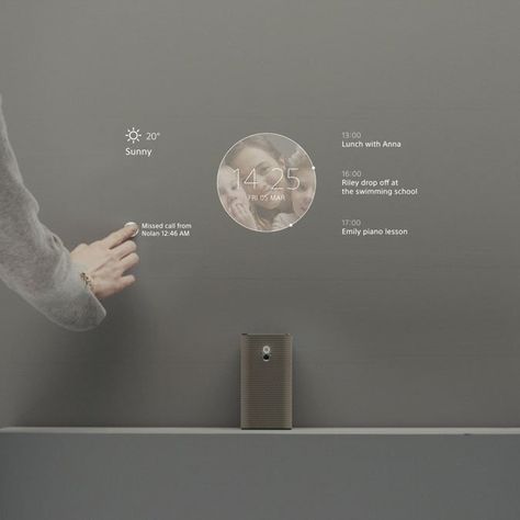 Sony Xperia Touch - Android Powered Touch Projector #projector, #Technology, #touch Technology Home Design, Touch Screen Design, New Technology Gadgets, Interactive Installation, Home Theater Seating, Watching Movies, Voice Control, Touch Control, Sony Xperia