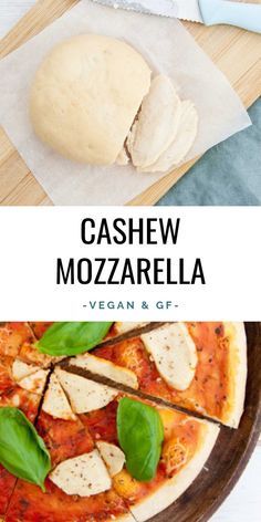 Cashew Mozzarella - vegan and gluten-free - made with only 7 ingredients! | ElephantasticVegan.com #vegan #glutenfree #cheese #cashew #mozzarella Cashew Mozzarella, Pizza Quesadillas, Vegan Cheese Recipes, Mozzarella Recipes, Vegan Mozzarella, Dairy Free Cheese, Vegan Appetizers, Vegan Pizza, Pan Pizza