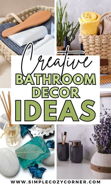 bathroom decor ideas Shower Decorations Bathroom, Ideas To Decorate Bathroom, Toilet Tank Decor Ideas, Tiered Tray Bathroom, Bathroom Tray Decor Ideas, Sophisticated Bathroom Decor, Tray Decor Bathroom, Bathroom Tiered Tray Decor, Decor Master Bath