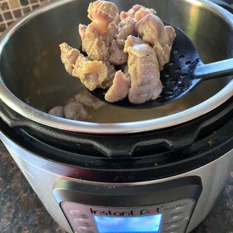 Instant Pot Chicken Gizzards - Melanie Cooks Instapot Chicken Gizzards, Chicken Gizzards Recipe, Gizzards Recipe, Chicken Gizzards, Tender Meat, Radish Salad, Best Instant Pot Recipe, Insta Pot, Gut Healing