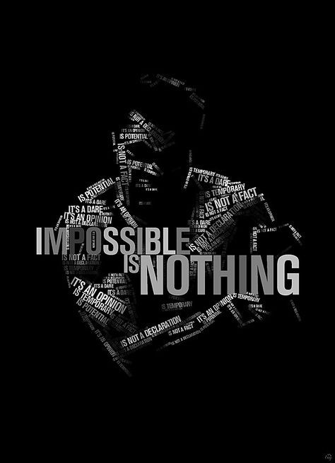 Muhammad Ali 'Impossible is nothing' Muhammad Ali Wallpaper, Muhammad Ali Art, Muhammad Ali Poster, Gym Motivation Wallpaper, Muhammad Ali Quotes, Muhammad Ali Boxing, Impossible Is Nothing, محمد علي, Mohamed Ali