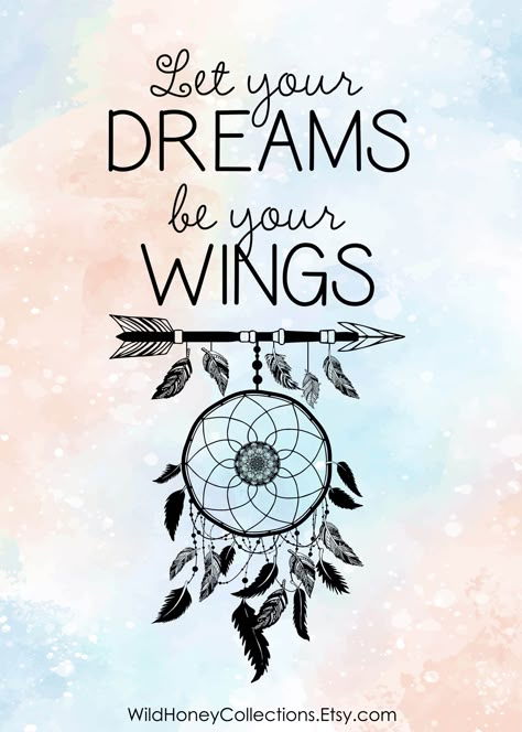 #WildHoneyCollections Dreamcatcher Quotes, Mindful Painting, Dream Catcher Wallpaper, Dream Catcher Quotes, Wings Printable, Dream Catcher Wallpaper Iphone, Dreamcatcher Art, Magic Runes, Yoga Cushions