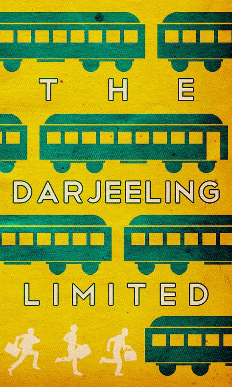 Still haven't seen this. Darjeeling Limited Aesthetic, Anderson Aesthetic, The Darjeeling Limited, Minimalistic Posters, Darjeeling Limited, Wes Anderson Movies, Wes Anderson Films, Hallway Wall, Minimalist Movie Poster