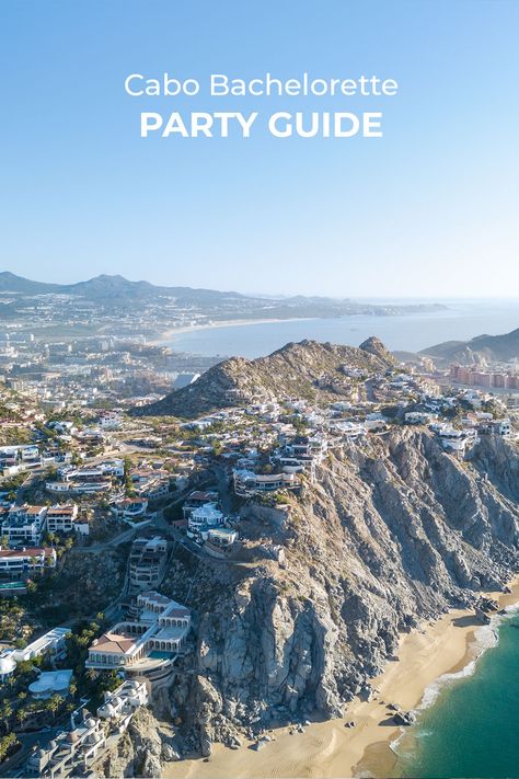 With beautiful views, plenty of beach, and local eats, Cabo is a great place for your bachelorette party. Cabo Bachelorette Party, Cabo Bachelorette, Wedding Spot, Beautiful Views, Bachelorette Party, Bridal Party, Quick Saves