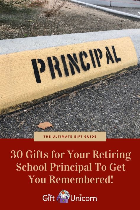 If there’s one thing we can all agree, it’s that we owe our teachers and principals a lot. If your principal is retiring, they deserve a decent gift. Here’s our list of the 30 greatest gifts for your retiring school principal that’ll get you remembered. #principal #appreciationgifts #schoolprincipal #retiring Gift Ideas For Retiring Principal, Retirement Gift For Principal, Retiring Principal Gifts, Principal Retirement Ideas, Principal Leaving Gift Ideas, Principal Retirement Gift From Students, School Principal Day Gift Ideas, Principal Gifts From Staff, Principal Day Gifts