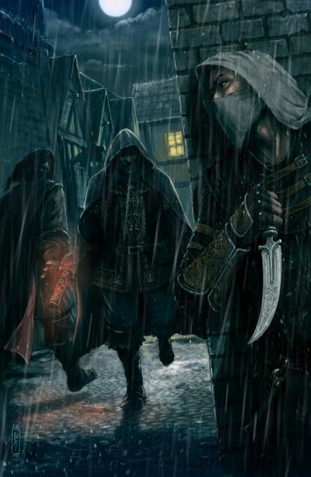 Urban Fantasy Writing, Blades In The Dark, Dark Brotherhood, Shadow Warrior, Samurai Art, Fantasy Adventure, Fantasy Concept Art, Warhammer Fantasy, High Fantasy