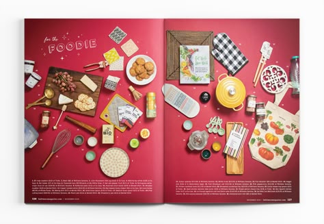 Baltimore Magazine. November 2018. Gift Guide. Photography by Christopher Myers. Gift Guide Photography, Drink Photography, Food Drink Photography, Gift Guides, Editorial Design, Spreads, Baltimore, Gift Guide, Editorial