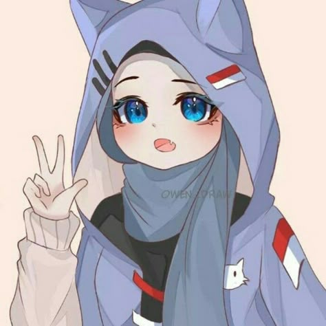 Hijabi Pfp Cartoon, Hijabi Pfp, Buku Diy, Hijab Anime, Anime Hijab, Images Kawaii, Karakter Disney, Anime Muslim