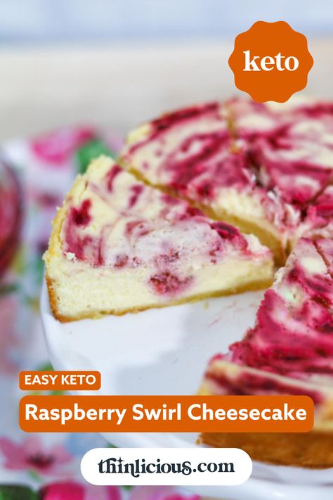 This amazing keto raspberry cheesecake has only 5g net carbs and is the perfect sugar-free recipe for parties. The best creamy delicious keto raspberry cheesecake with a gluten-free cheesecake crust. Keto Raspberry Recipes, Gluten Free Cheesecake Crust, Keto Raspberry Cheesecake, Pb Desserts, Bariatric Sleeve Surgery, Keto Mousse, Cheesecake Raspberry, Raspberry Recipes Dessert, Diet Food Ideas