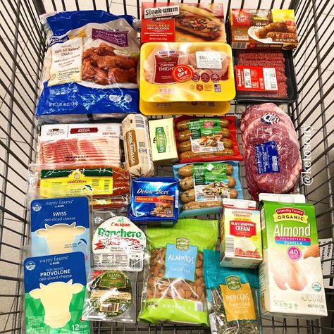 S O N I A  ✌🏻+💜 #ᴋᴇᴛᴏʙᴀʙᴇ on Instagram: “ALDI my Keto weekly grocery haul 🛒 TOTAL: $88.72 : I always find tons of great scores at @aldiusa we are a family of 5 and this will last…” Aldi Grocery Haul, Aldi Grocery List, Snack Ideas For Work, Aldi Haul, Balanced Diet Meal Plan, Quitting Sugar, Best Keto Snacks, Aldi Meal Plan, Good Keto Snacks