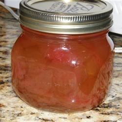 Watermelon rind is prepared and preserved with a hint of lemon and spices. Watermelon Preserves, Watermelon Rind Preserves, Summer Canning, Pear Preserves, Watermelon Rind, Jam And Jelly, Watermelon Recipes, Jelly Recipes, Red Food Coloring