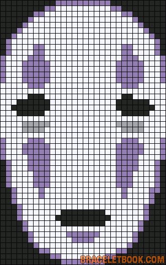 No Face Grid Pattern, No Face Pixel Art, No Face Crochet Pattern, Ghibli Tapestry Crochet, No Face Crochet, Ghibli Pixel Art, No Face Alpha Pattern, Ghibli Cross Stitch, Studio Ghibli Crochet Graph