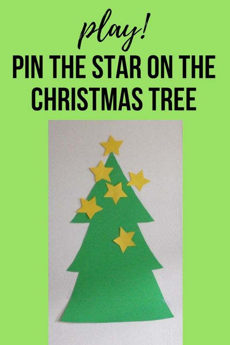 Give the classic game of Pin-the-Tail-on-the-Donkey a holiday twist by turning a piece of green poster board into a Christmas tree target. #craftswithkids #artsandcrafts #diy #holidaygames #christmasgames #preschool #kindergarten #educationdotcom Preschool Elves, Christmas Tree Target, Christmas Tree Activity, Elves Workshop, Hannukah Crafts, Tree Activity, Motor Classic, Preschool Christmas Activities, Pin The Tail