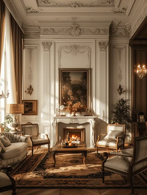 Modern Victorian Living Room, Victorian Lounge, Victorian Interior Design, Victorian Home Interior, Victorian Living Room, Victorian Interior, Classic Living Room, Classic Interior Design, Inspire Me Home Decor