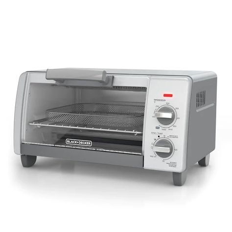 BLACK+DECKER™ Crisp 'N Bake Air Fry 4-Slice Toaster Oven 4 Slice Toaster, Convection Toaster Oven, Countertop Oven, Frozen Snack, Black And Decker, Best Air Fryers, Stainless Steel Oven, Keep Food Warm, Convection Oven