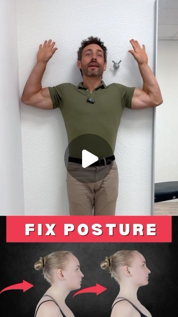 James Somerset Osteopath on Instagram: "How to fix posture. #posture #posturecorrection" How To Correct Bad Posture, How To Fix Your Posture, How To Fix Posture, Correct Bad Posture, Fix Posture, Bad Posture, Posture Correction, Shoulder Workout, Somerset