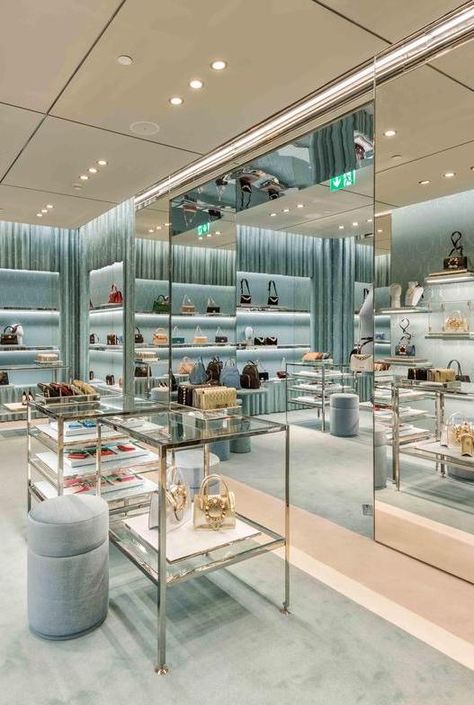 Miu Miu, Jeddah Miu Miu Store Interior, Bag Store Interior Design, Bag Display Retail, Bags Shop Interior Design, Bag Shop Interior, Bag Showroom, Retail Exterior, Miu Miu Store, Miu Miu Shop