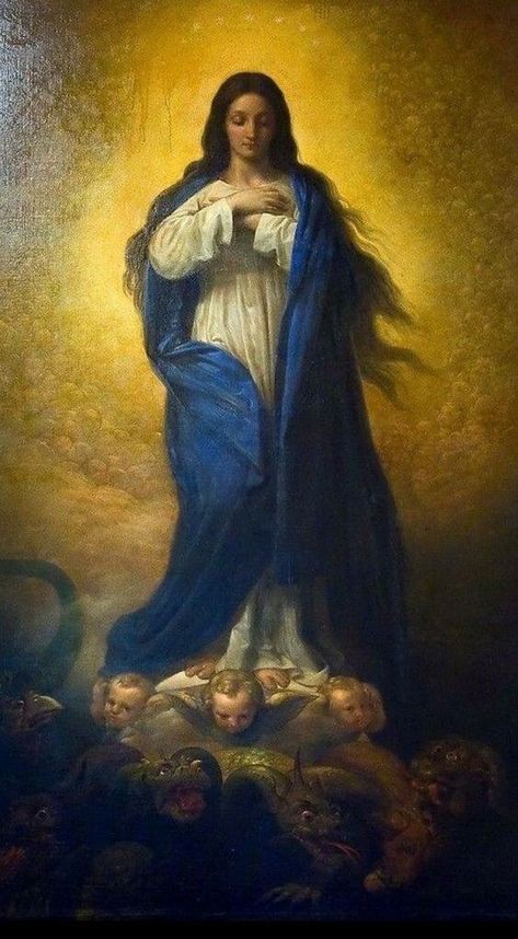 Immaculate Mary, Catholic Pictures, Blessed Mary, Mama Mary, Catholic Images, Queen Of Heaven, Immaculate Conception, Blessed Mother Mary, Jesus Christ Images