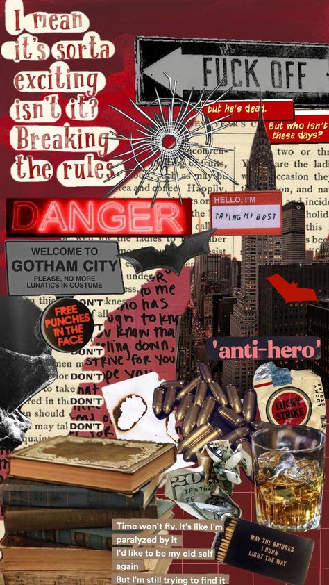 #redhood #jasontodd #moodboards #dc Jason Todd Collage, Jason Todd Wallpaper, Wallpaper Collage, Jason Todd, Red Hood, Gotham City, Screen Savers, Gotham, Aesthetic Wallpapers