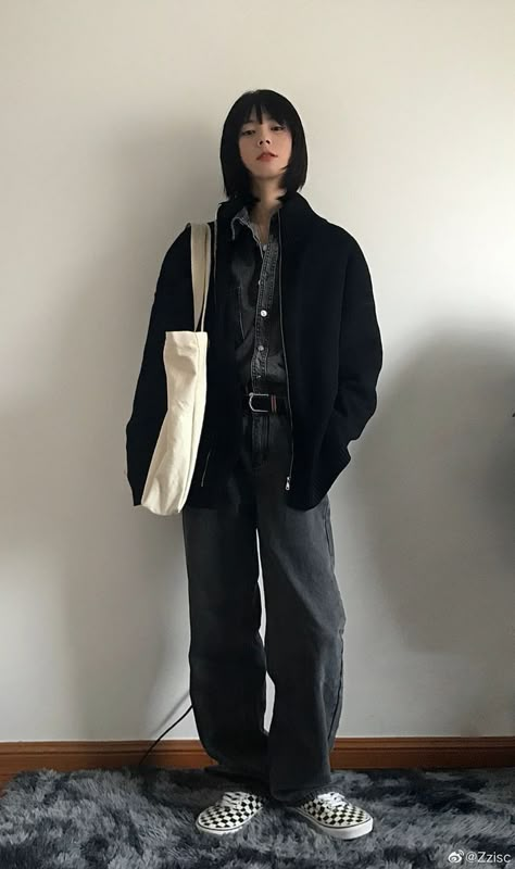 Tomboy Style Outfits, Tomboy Fashion, 가을 패션, Harajuku Fashion, Casual Style Outfits, Retro Outfits, Outfits Casuales, Aesthetic Clothes, Pretty Outfits