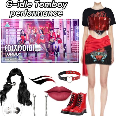 G-idle tomboy performance (3/12) Pop Outfits, Tomboy Outfits, Casual Style Outfits, G I Dle, Style Outfits, Casual Style, Ball Gowns, Fashion Outfits, My Style