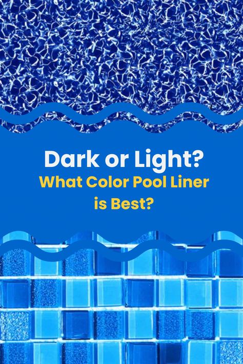 Dark or light—what's the right liner for your pool? 🤔💦 Dive into the pros and cons of each option and find out which one suits your style, maintenance needs, and summer vibes best. 🌞🌙 Make the best choice for your dream pool!  #pool #swimmingpool #poolparty #poolside #pooltime #swim #vacation #summervibes #relax #water #poolliner #backyardpool Best Pool Liner Colors, Swimming Pool Liners Inground, Eclipse Amber Pool Liner, Latham Pool Liners Inground Colors, Dark Blue Pool Color, Pool Liners Inground Colors In Water, Inground Pool Liners Pictures, Dark Pool Liner, Dark Blue Pool Liner