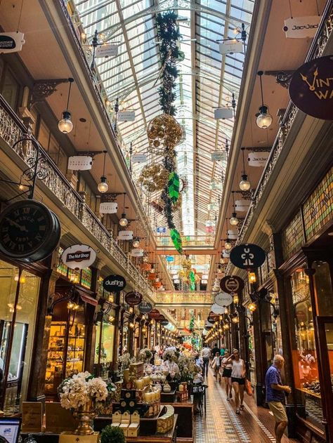 Sydney Shopping, Sydney Aesthetic, Sydney Summer, Sydney Australia Travel, City Sydney, Shopping Arcade, Journal October, Bucket List Holidays, Harbor City