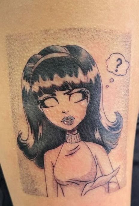 tattoo scarah screams monster high lightwork Monster High Doll Tattoo, Bratz Tattoo Idea, Draculaura Tattoo, Monster High Inspired Tattoos, Monster High Flash Tattoo, Monster High Tramp Stamp, Monster High Tattoo Ideas, Monster High Skullette Tattoo, Bratz Tattoo Design