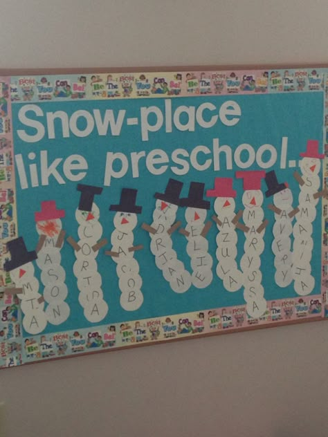 Design Vision Board, Snowman Bulletin Board, Interior Design Vision Board, Affirmations Vision Board, Manifestation Vision Board, Winter Classroom Decorations, Winter Classroom Activities, Christmas Bulletin Boards, Winter Crafts Preschool